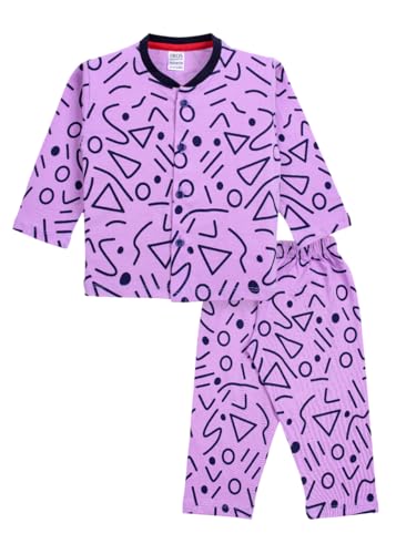 Image of 3BROS BodySuit /Dress for Boys /Girls Full Pajama & Casual Full Sleeves Night Suit Top Combo Kids Set
