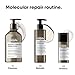 L'Oréal Professionnel Paris Absolut Repair Molecular Leave In Mask - Smooths and Strengthens Hair For All Damaged Hair Types, Protects from Heat