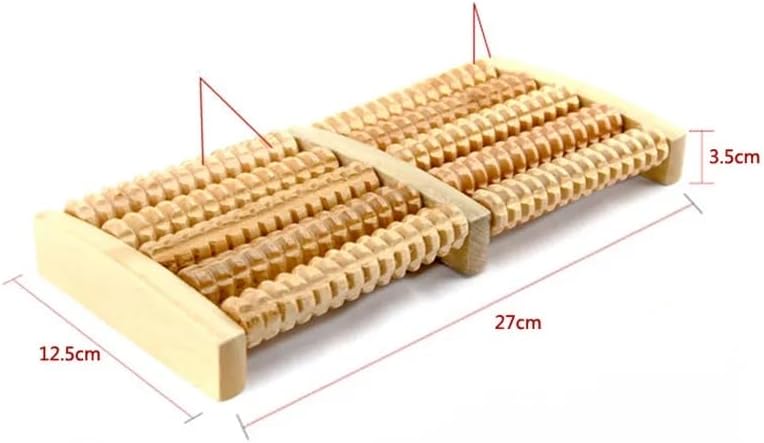 Miniatura 2 de 3 5 6 Rodillo de masaje de pies de madera cruda Relax Rest Relief Masajeador Spa Masajeador Celulitis Alivio del Dolor de Pie Herramientas para el