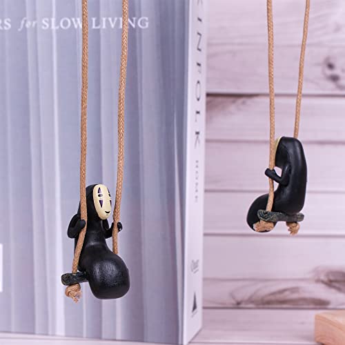 Faceless Male Car Pendant, No Face Man Swing Car Hanging Ornament For Car Interior Ornaments, Cute Anime Car Accessories For Car Rearview Mirror Decoration, Auto Crafts Doll For Office Home. #TOP7