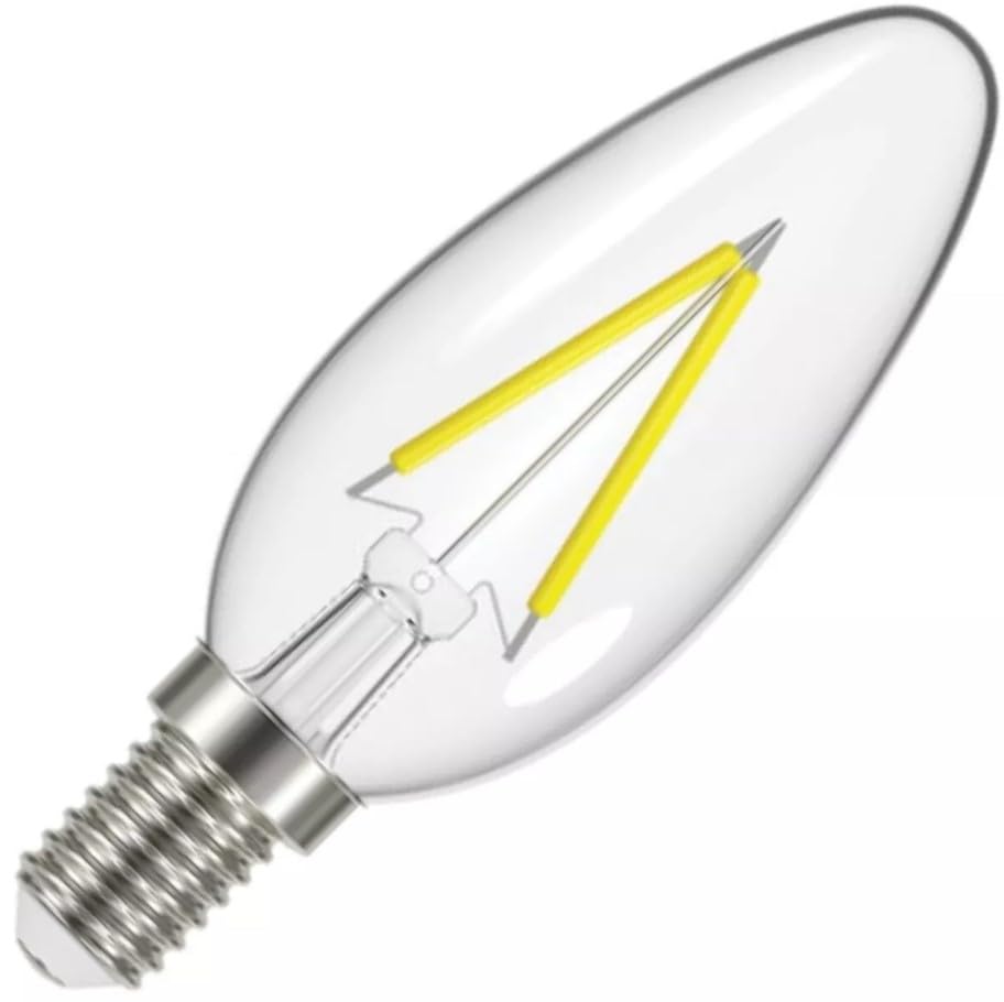 Energizer LED Bulb 5W = 40W SEC E14 2700K Warm White Dimmable Filament Candle