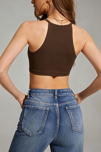 Image of Multi Pack Women's Cropped Tank Tops, Spaghetti Strap Camisoles