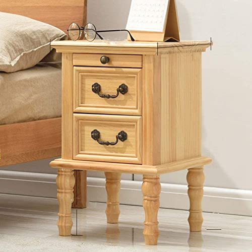 Table de chevet en bois massif pour en finir avec le désordre de votre lit