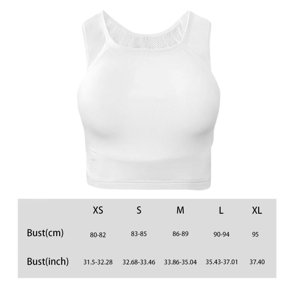 Karate Brustschutz Damen Schutzweste Fitness Sport Zubehör Atmungsaktives Mesh PC Innenfutter Elastisch Praktischer Einsatz für Taekwondo Rugby