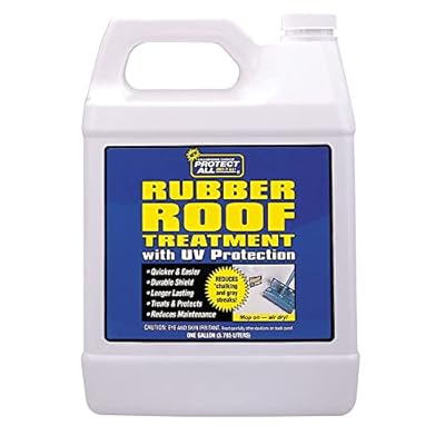 RV Rubber Roof Treatment - 1 gallon - anti-static, dirt repelling, and UV protectant - Protect All 68128