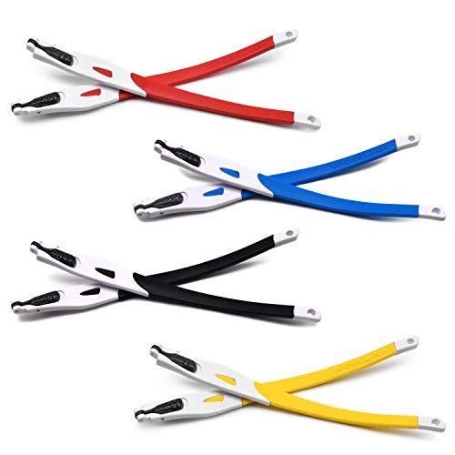 Gomas de repuesto para Oakley Crosslink patas de marco blanco en rojo azul negro y amarillo
