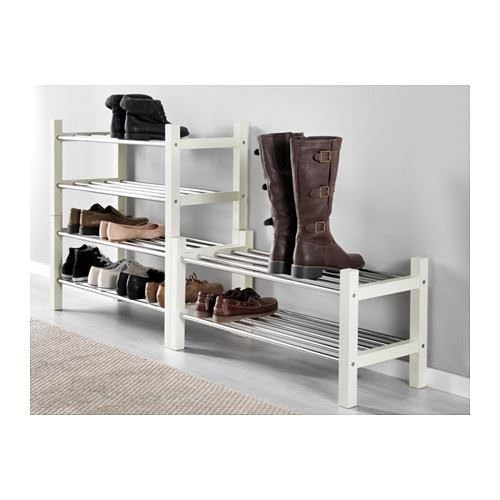 Étagère à chaussures blanche TJUSIG Protuning pour rangement entrée