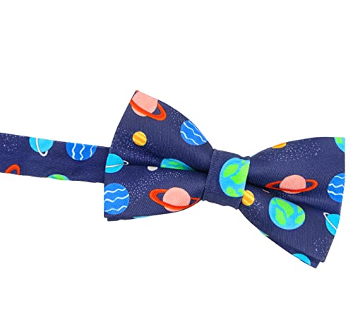 Image of OCIA Cute Pattern Pre-tied Bow Tie Adjustable Bowties for Adult & Children