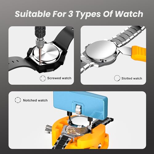 image for JOREST Watch Battery Replacement Kit, Watch Repair Screwdriver, Watch 