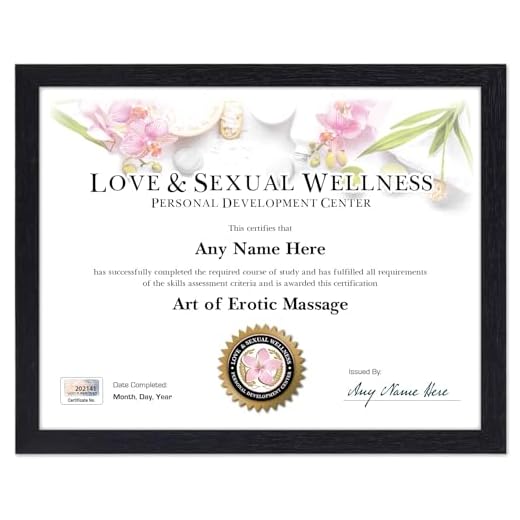 Personalized Love & Sexual Wellness Novelty Certificate Award Diploma - Valentine's Day, Anniversary, Gift, Wall Decor, Sign, Massage, Fetish, Kama Sutra, Husband, Wife, Girlfriend, Boyfriend
