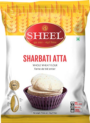Sharbati Atta/Whole Wheat Flour - 11 Lbs