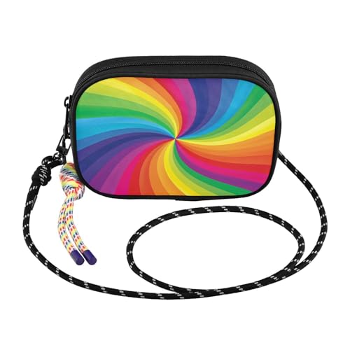 Rainbow Crossbody Bag Cell Phone Purse for Women Wallet Purse with Adjustable Strap Zipper, Coin Credit Card Phone Key Pouch2