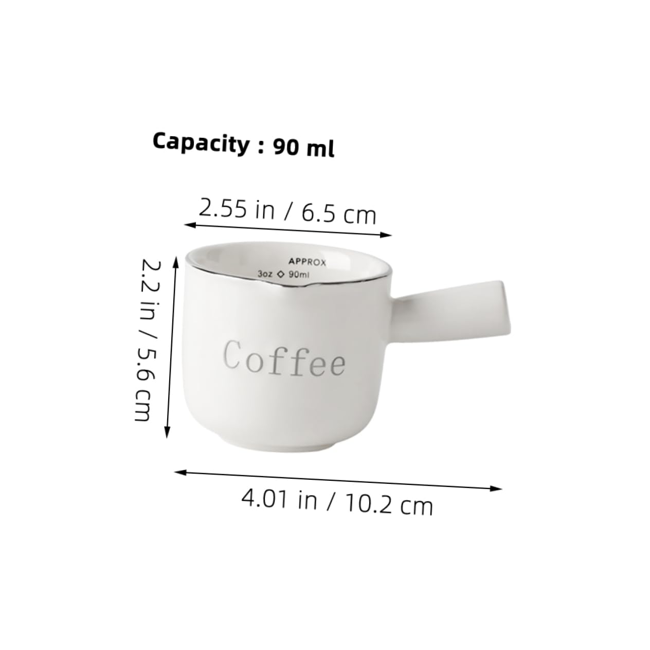 PRETYZOOM 5 Jarras De Leche De Cerámica Jarra De Agua Jarra De Leche Café Expreso Jarra De Agua Taza De Cerámica Dispensador De e Jarra De Miel De Suministros Para