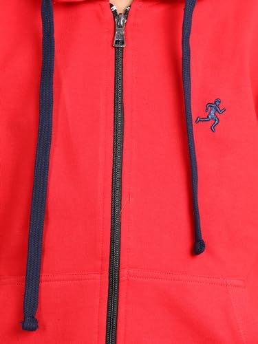Image of ZION Hoodies for Boys - Cotton Hoodies Sweatshirt with Zipper | Solid & Regular Fit with Embroidery | Long Sleeve | for Every Occasion | Multiple Sizes & Colors (Pack of 1)