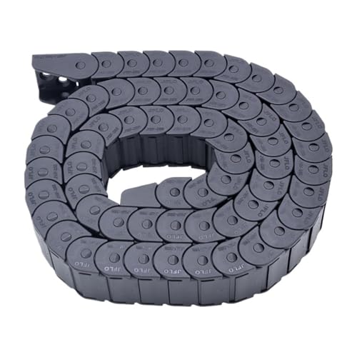 Chaîne porte-câbles fermée J18F.1.B nylon 18x25mm pour guidage de machine CNC