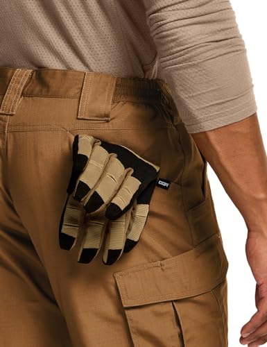 Image of CQR Men's Tactical Pants, Water Resistant Ripstop Cargo Pants, Lightweight EDC Work Hiking Pants, Outdoor Apparel