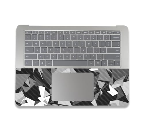 Image of MightySkins Carbon Fiber Skin Compatible with Microsoft Surface Laptop Studio 2 (2023) Full Wrap Kit - Mono Camo | Protective, Durable Textured Carbon Fiber Finish | Easy to Apply | Made in The USA