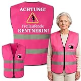 Rentner Geschenk 2026 Frau Rentnerin Weste für Ruhestand Rente Kollegin