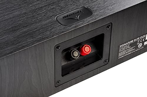 Enceinte Centrale Polk Audio Signature Elite ES35, Enceinte Centrale Fine et Haute résolution, certifiée Hi-Res, Compatible Dolby Atmos et DTS:X (pièce), Noir