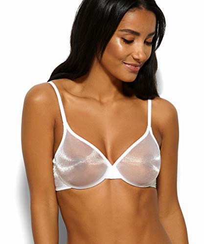 Image of Gossard Glossies Sheer Underwire Bra - Barely-There Moulded Plunge, Invisible Under Clothing
