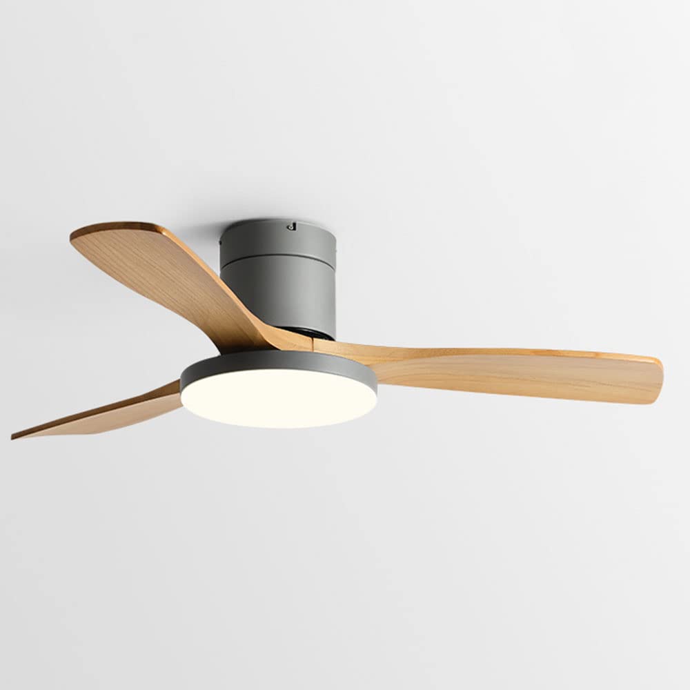 Ventilateur de plafond muet 36'' avec lampe LED 60W réglable
