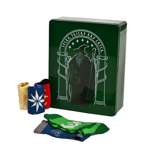 Elbenwald Socken Adventskalender 2024 Herr der Ringe - Weihnachtskalender mit Socken zum Befüllen für Erwachsene - Geschenkidee für Männer Frauen Unisex - Baumwolle - 40-45 Elbenwald Socken Adventskalender 2024 Herr der Ringe - Weihnachtskalender mit Socken zum Befüllen für Erwachsene - Geschenkidee für Männer Frauen Unisex - Baumwolle - 40-45