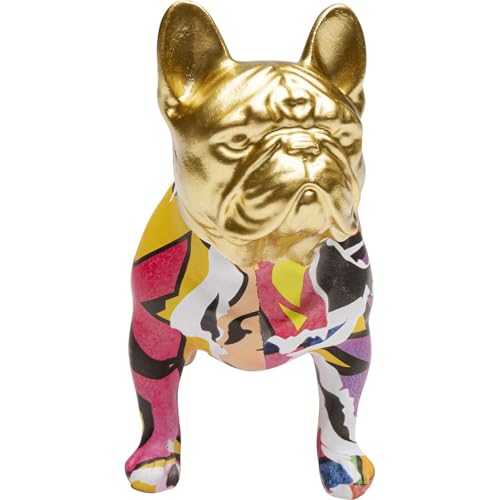 Perro de graffiti Kare adorno multicolor para aparadores y salón 2