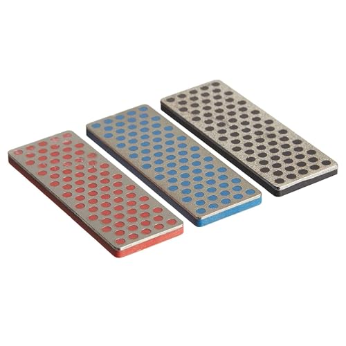 Pietra per affilare DMT Mini Diamant Sci e Snowboard, 70 mm, kit da 3 pezzi, WS7K