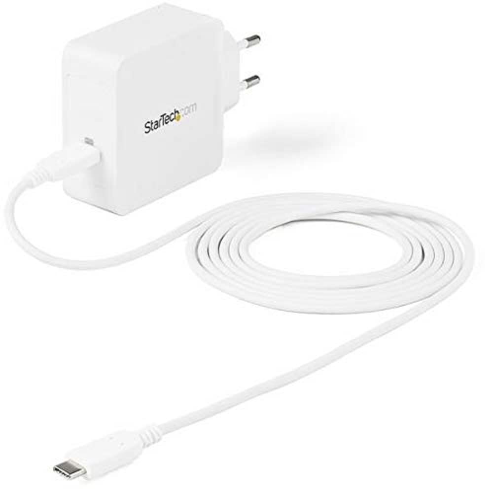 StarTech Caricatore USB-C da Parete 60W PD per Laptop, Cavo 2m, USB-IF/CE | Alimentatore Portatile per Notebook e Dispositivi USB-C