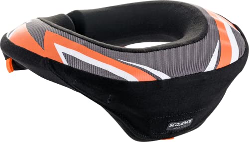 image for Alpinestars Sequence Youth Neck Roll, Black/Anthracite/Orange, Small/M