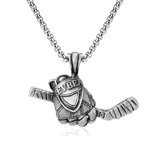Gants de hockey sur glace pendentif collier homme pour style unique