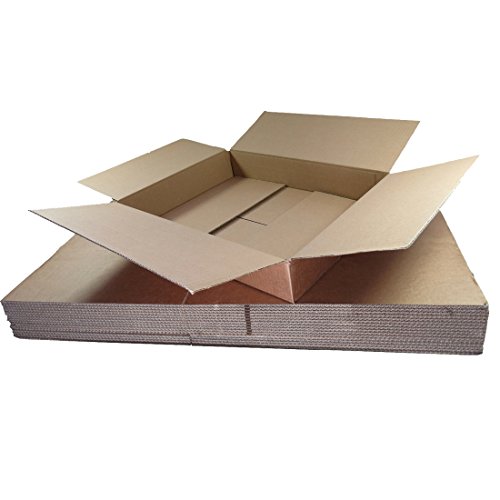 Triplast 442 x 342 x 66mm Large Single Wall 17.5x13.5x2.6" Shipping Mailing Postal Cardboard Boxes (Pack of 25)