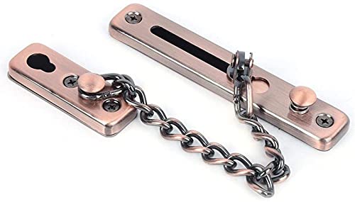 Cerradura de cadena metálica con hebilla de seguridad de acero inoxidable para puertas 3