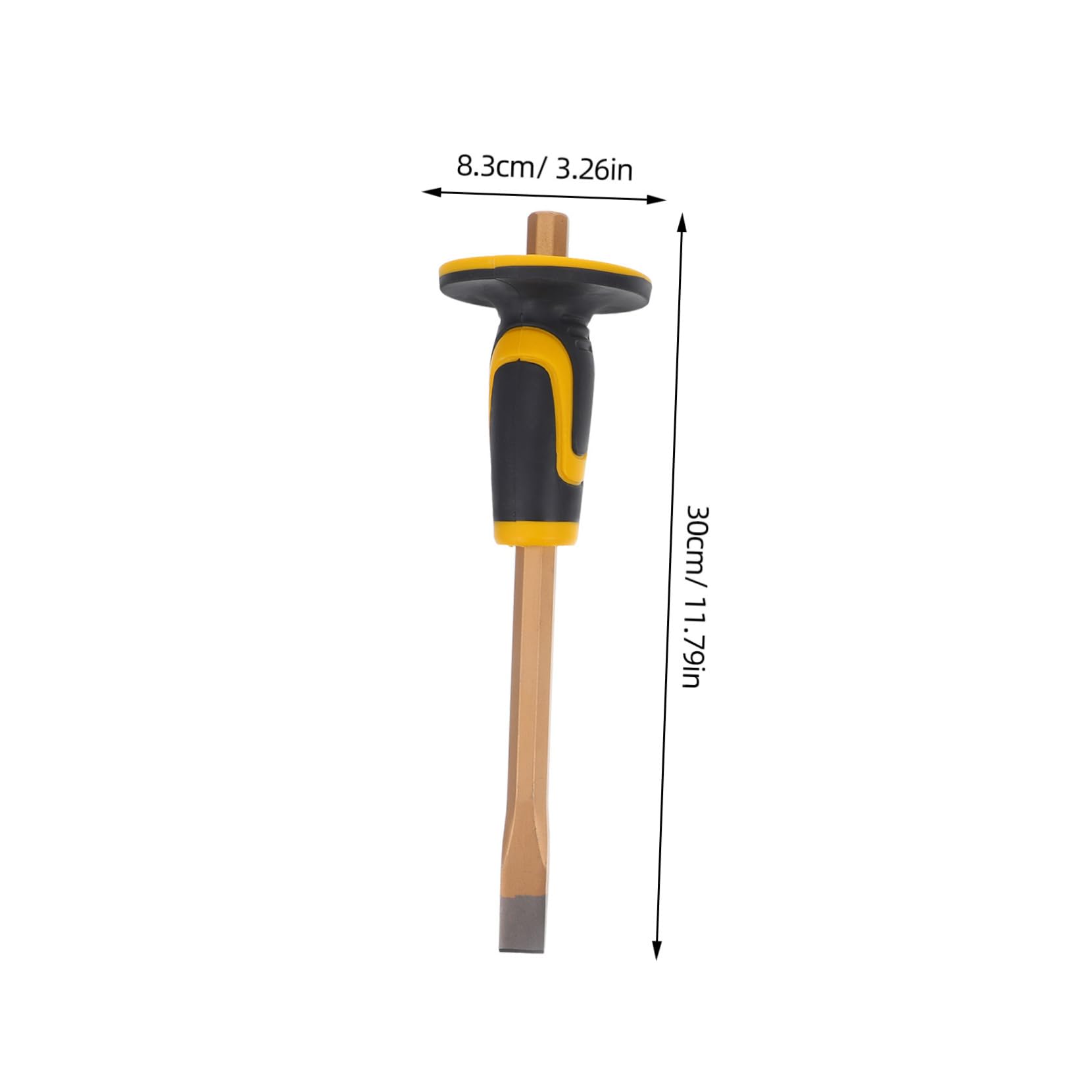 iplusmile 2pezzi Scalpello Da Muratura Professionale Con Protezione Ergonomica Scalpello Piatto Per Lavori Strumento Versatile Per Falegnami e Muratori