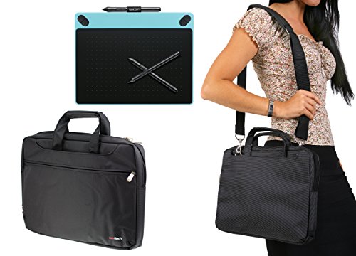 Navitech Petite Tablette Graphique Noir/Sac Compatible avec WACOM Intuos Art CTH-490AK-S