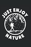  Just enjoy nature: Point grid notebook (6x9 inches) with 120 pages