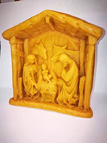  PRESEPE CERA D\'API ITALIANA 1 KG DIMENSIONI 21,5 X 22 X 5 CM