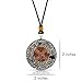 Orgone Chakra Spiritual Healing Necklace | Luxar | Metatron's Cube Design | 7 Major Chakras and SBB Copper Coil | 2 Inch Diameter Pendant with Adjustable Neck Cord and Black Presentation Box