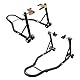 VEVOR Motorrad Ständer Set Montageständer Hinten & Vorn 0,39 t Belastbar, U-Type + L-Type + Doppelgabelköpfe, 225–350 mm / 230–330 mm / 165–240 mm Rollbarer Montageständer Montagelift Montageheber