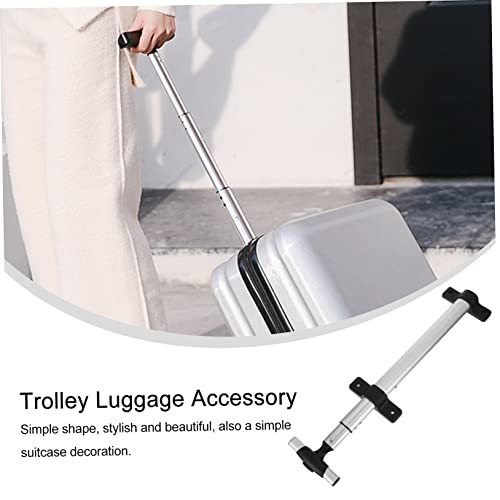 CALLARON 1Pc Barra De Direção Única Trolley Acessórios De Negócios Carrinho De Mão De Alumínio Alça