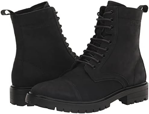Calvin Klein Men's Lorenzo Ankle Boot, Black Leather, 8.5 | Image 6