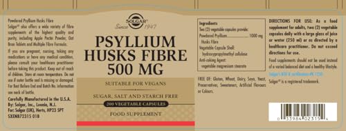 Solgar-Psyllium-Husks-Fibre-500-mg-Vegetable-Capsules-Pack-of-200-High-in-Soluble-Fibre-Vegan