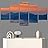 SIGNWIN 5 Panel Canvas Wall Art Modern Art Coastal Colorful Multicolor Photography Romantics Sunset for Home Decorations Ready to Hang - 60"x32"