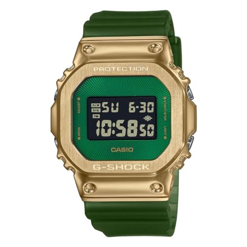 Casio Reloj Cuarzo Unisex 49.60mm Con Dial Digital Verde Y Correa De Plastic Resin Strap Verde Gm-5600cl-3er Casio Reloj Cuarzo Unisex 49.60mm Con Dial Digital Verde Y Correa De Plastic Resin Strap Verde Gm-5600cl-3er