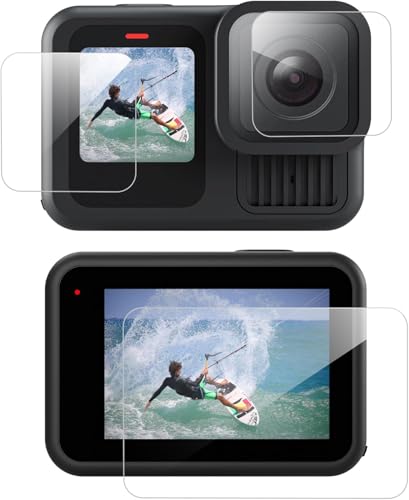 Image of M.G.R.J Tempered Glass Screen Protector for GoPro Hero 13 (3 P'cs Set)
