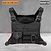 Muserise Outdoor Chest Bag For Men and Women, Tactical Vest For Running, Cycling, EDC Chest Pack Rig For Sports and Workouts