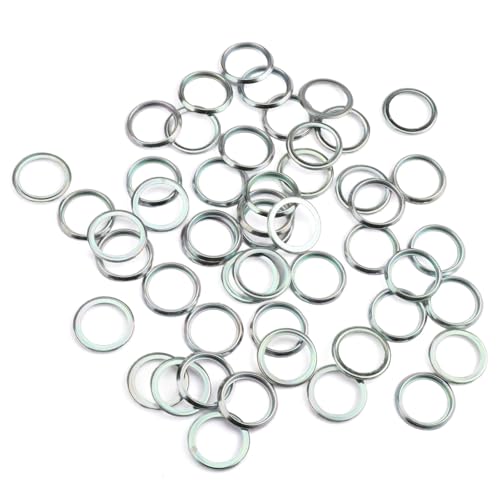 Image of 50pcs - 803916010 M16 Oil Pan Drain Plug Gasket 16mm Crush Washers Seal for Subaru Ascent BRZ XV Crosstrek Forester Outback Legacy WRX Impreza R Solterra, for Toyota 86 GR86, for Scion FR-S