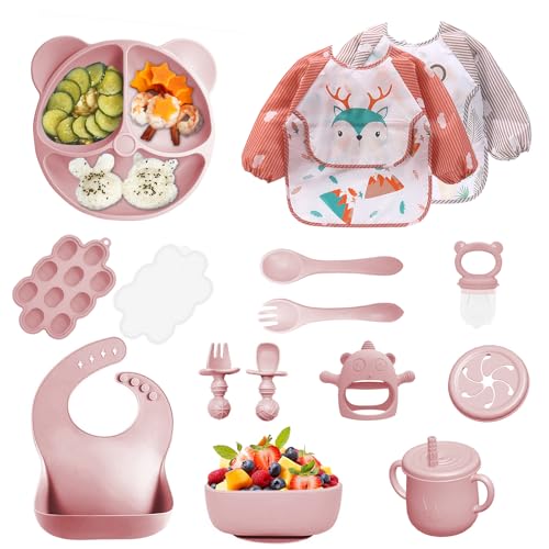 14 Pcs Baby Led Weaning Supplies Set