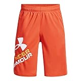Under Armour Prototype 2.0 Logo Shorts Pantaloncini, (829) Papaya / / Bianco, XS Bambino