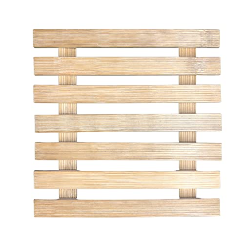 2 posavasos de bambú redondos o rectangulares (angulares) Cover